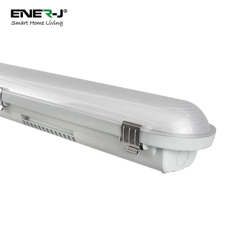 Image of ENER-J Pack of 6 Non Corrosive Waterproof Fitting 12m 40W 120 lumens per Watt in White White Unisex