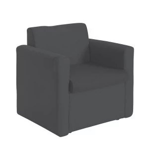 Image of Dams Alto Modular Reception Seating Armchair - Charcoal