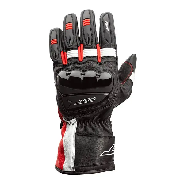 Image of RST Pilot Gloves Black Red White Size 10