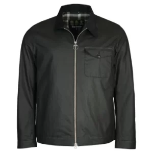 Image of Barbour Mens Brockel Wax Jacket Black XXL
