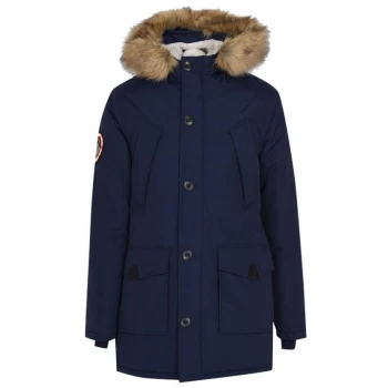 Image of Superdry Parka Jacket - Navy