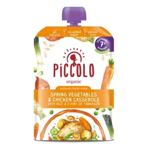 Image of Piccolo Organic Spring Vegetables & Chicken Casserole 7m+