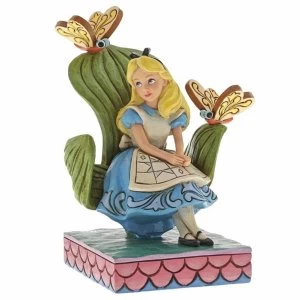 Image of Curiouser and Curiouser Alice in Wonderland Disney Traditions Figurine
