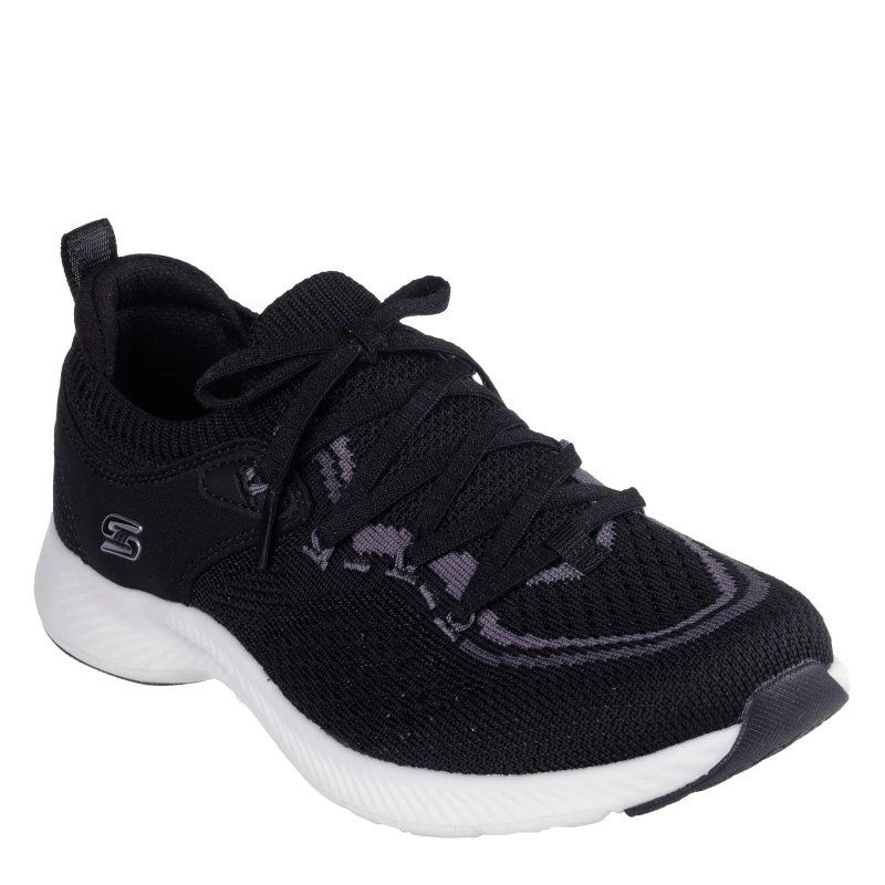 Image of Skechers Womens VF Move Slip On Trainers Black/Grey female 2 (35)