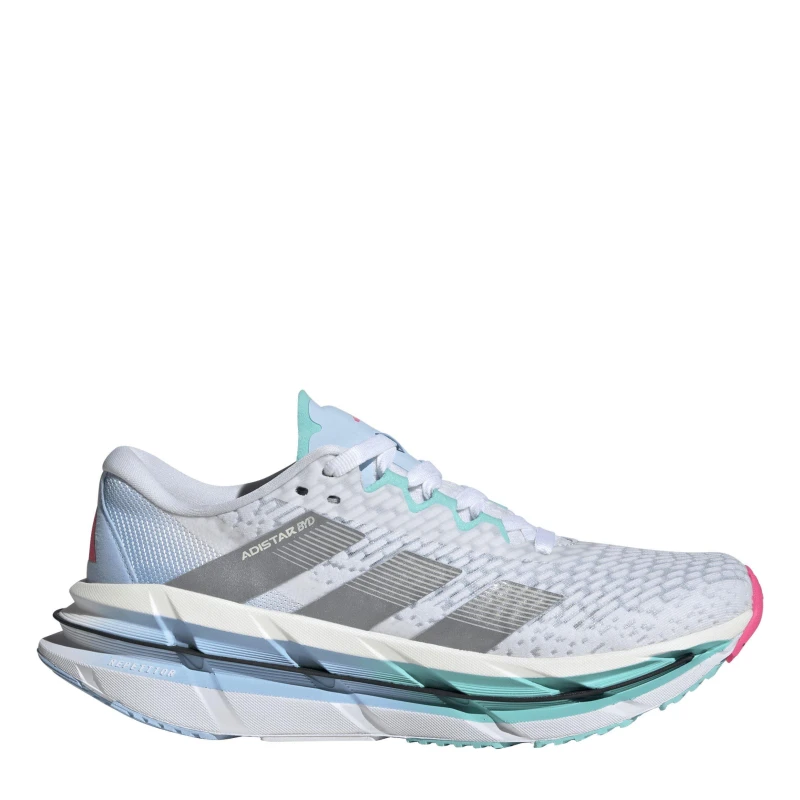 Image of adidas Adistar Byd Runners Wht/Silver/Aqua female 3.5 (36)