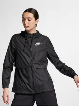 Image of Nike NSW Essential Woven Jacket - Black Size M Women