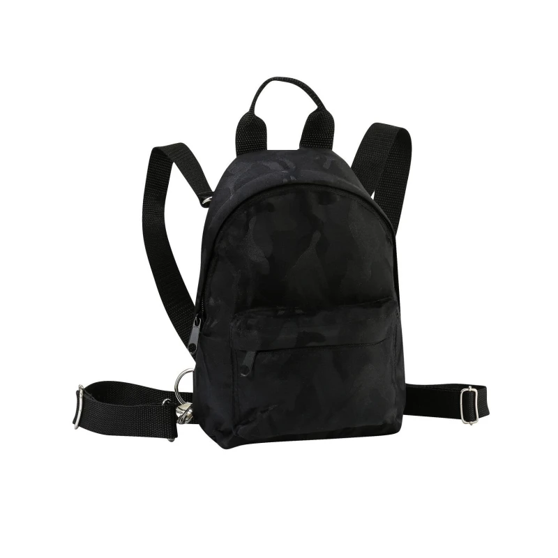 Image of TriDri Mens Camo Mini Backpack in Black Male