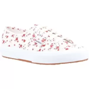 Image of Superga 2750 Print Trainer Female White/Red UK Size 5
