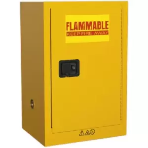 Image of Flammable Substance Storage Cabinet - 585mm x 455mm x 890mm - 3-Point Key Lock