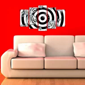 Image of 5MX-2 Multicolor Decorative MDF Painting (5 Pieces)