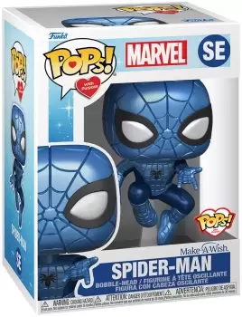 Image of Spider-Man Spider-Man (Metallic) Vinyl Figure Funko Pop! multicolor