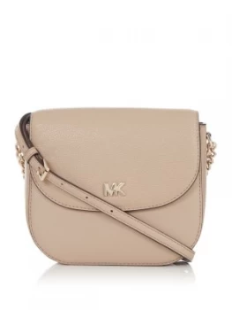 Image of Michael Kors Crossbodies half dome crossbody bag Dark Brown