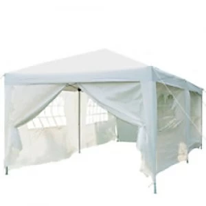 Image of OutSunny Pop Up Gazebo White Water proof Outdoors 1280 mm x 260 mm x 360 mm