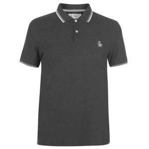 Image of Original Penguin Original Penguin Pete Polo Shirt - Charcoal 005
