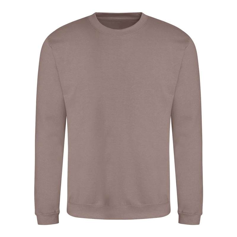 Image of AWDis AWDis Men Soft Touch Sweatshirt in Brown Size: X-Small Brown XS Male 5063470633906