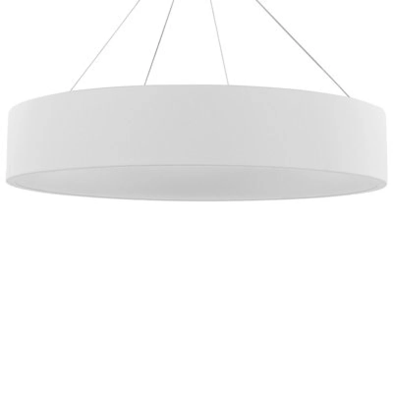 Image of Beliani LED Pendant Lamp Lenya Metal White