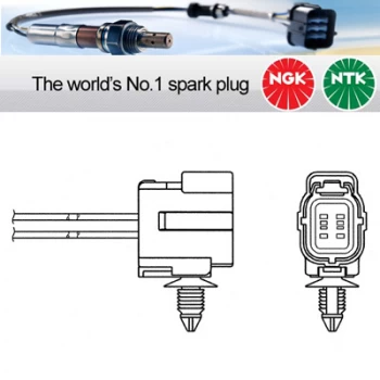 Image of NGK OZA495-F8 / 1334 Lambda Sensor Zirconia Type Oxygen O2 Exhaust Probe