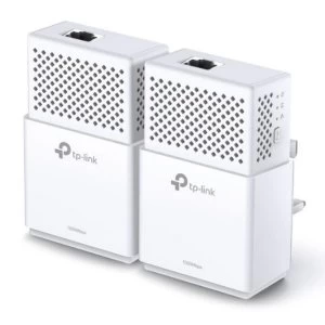 Image of TP-LINK (TL-PA7010 KIT) AV1000GB Powerline Adapter Kit, 1-Port UK Plug