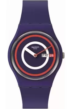 Image of Unisex Swatch Blue To Basics Watch SO28N703