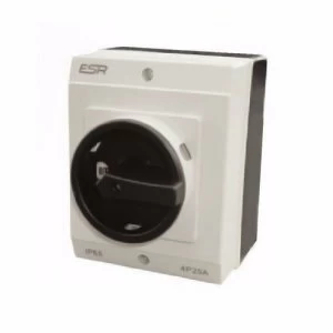 Image of ESR 20A 4 Pole 600V DC IP65 Industrial Rotary Isolator