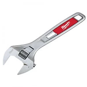 Image of Milwaukee 48227508 Adjustable Wrench Ergnomic Chrome Plated