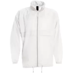 Image of B&C Sirocco Mens Lightweight Jacket / Mens Outer Jackets (M) (White)