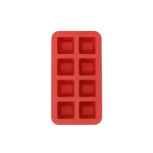 Image of La Cafetiere Silicone Chocolate Mould with Spoons Red