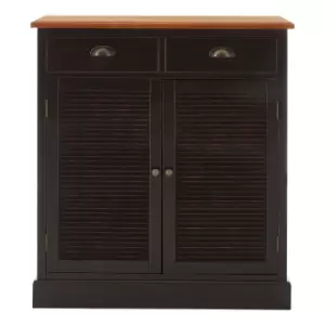 Image of Fir wood veneer Cabinet
