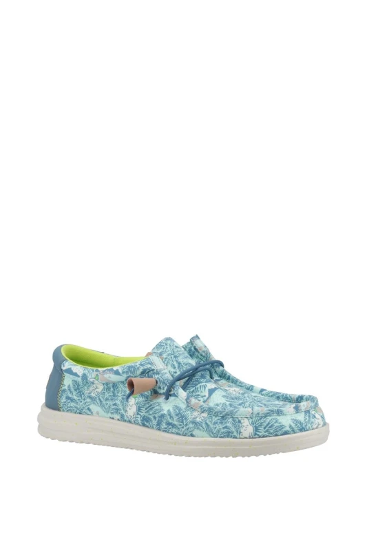 Image of HEYDUDE HEYDUDE Wally H2O Tropical Shoe - Blue 11 Male