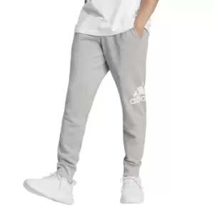 Image of Essentials Cotton Tapered Joggers with Logo Print