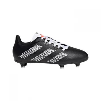 Image of adidas Kakari SG Junior Rugby Boots - Black/White/Red