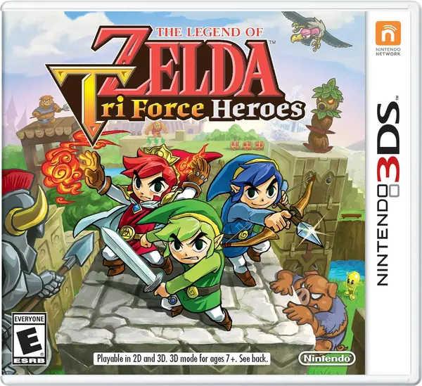 Image of The Legend of Zelda Tri Force Heroes Nintendo 3DS Game