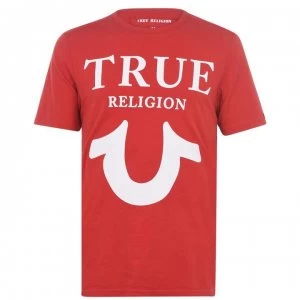 Image of True Religion Horseshoe T Shirt - Red 1763