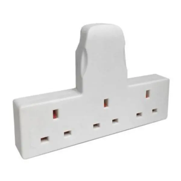 Image of 3 Way Cable Free Socket - White