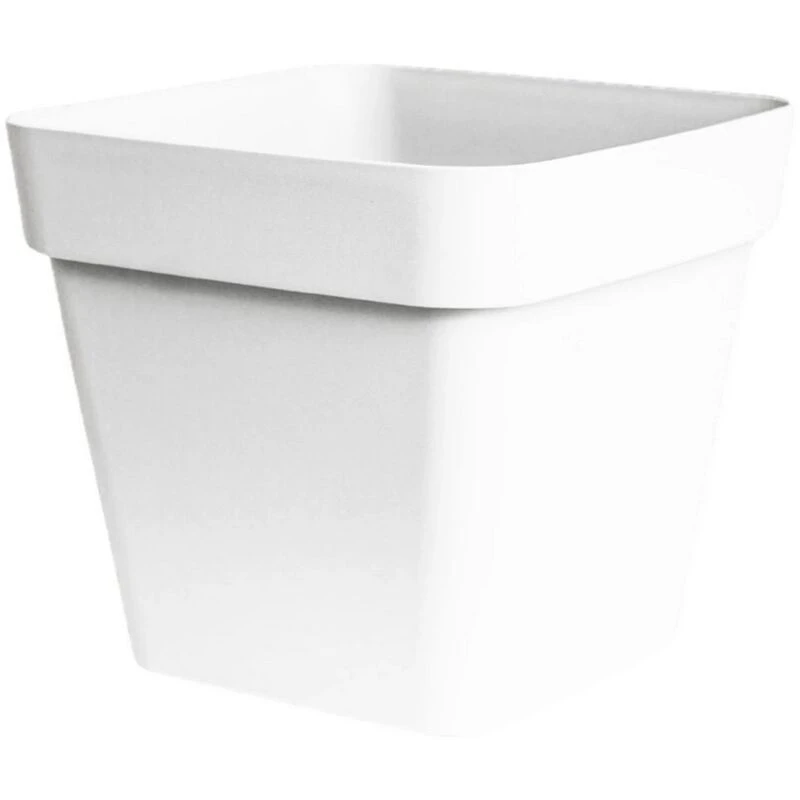 Image of Cleo Square Planter - L40 x W40 x H39cm - White 358961