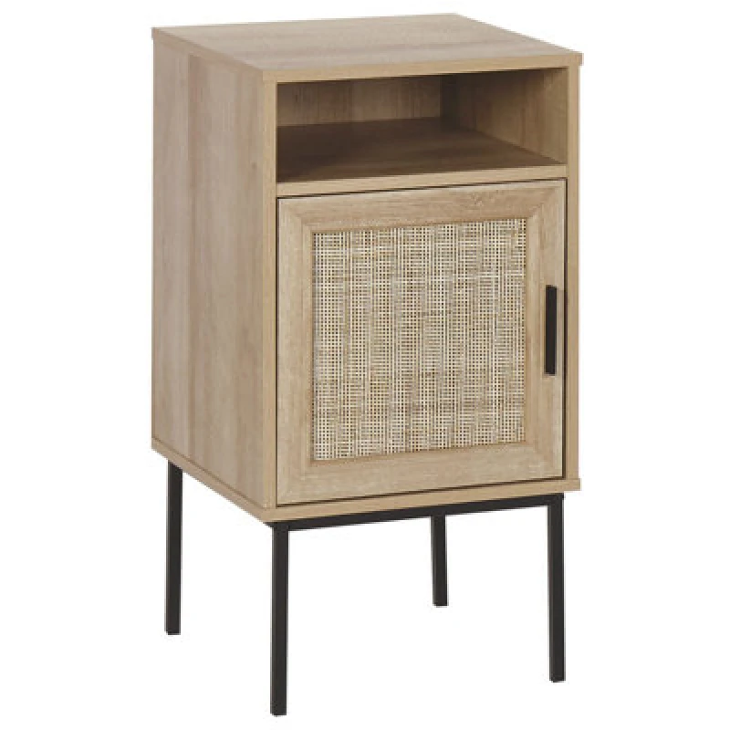 Image of Beliani Bedside Table Pasco Light Brown
