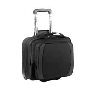 Image of Quadra Tungsten Wheelie / Hand Luggage Compatible Bag (25 Litres) (One Size) (Black/Dark Graphite)