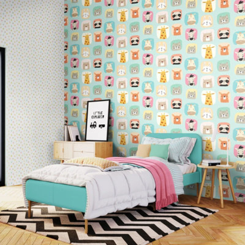 Image of Hoopla Walls Picture Perfect Seafoam 10M Wallpaper