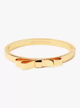 Image of Ribbon Bow Bangle - Gold. - One Size