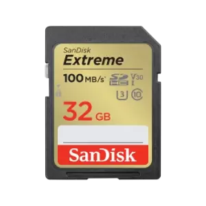 Image of SanDisk Extreme SDHC UHS-I - 32GB - SDSDXVT-032G-GNCIN