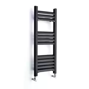 Image of Accuro Korle Champagne Vertical Designer Towel Radiator Anthracite (H)800 mm (W)500 mm