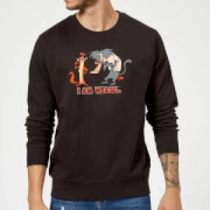 Image of I Am Weasel Characters Sweatshirt - Black