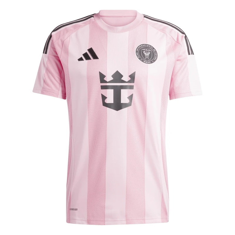 Image of Inter Miami Mens 2025-2026 LIONEL MESSI Home Shirt in Pink Size: Medium Pink Male M