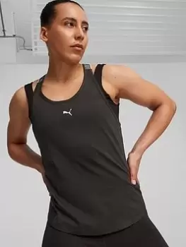 Image of Puma Womens Training Strong Tank - Black, Size XS, Women