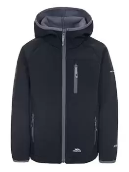 Image of Trespass Unisex Kian Jacket - Black, Size 2-3 Years, Women