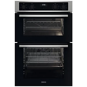 Image of Zanussi ZKCNA4X1 Integrated Electric Double Oven
