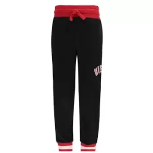 Image of Nike Air Fleece Infant Boys Jogging Bottoms - Black