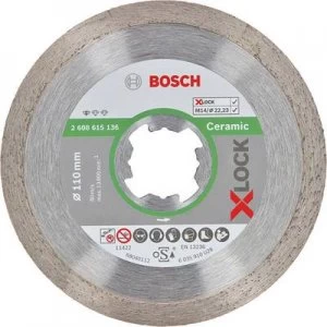 Image of Bosch X-LOCK diamond cut standard for ceramic 110 mm Bosch Accessories 2608615136 Diameter 110 mm
