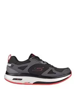 Image of Skechers 216441 - Go Walk Workout Walker Trainer, Black/Grey, Size 8, Men