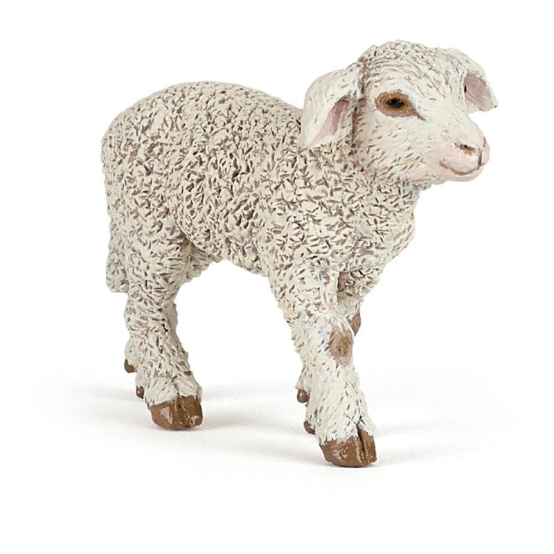 Image of Difuzed Farmyard Friends Merinos Lamb Toy Figure, 3 Years or Above, White (51176) Multi unisex